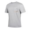 SG Edge Men's Rash Guard Shirts UPF 50+ Moisture Wicking Short Sleeve Chest Pocket Quick Dry Lightweight,Grey,L view 1