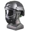 MICH Airsoft Helmet and Mask Set,Airsoft Maskwith Detachable Anti-Fog Goggles Protective Full Face Tactical Mask for CS Airsoft Shooting Halloween Cosplay Cycling Party view 1
