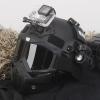 MICH Airsoft Helmet and Mask Set,Airsoft Maskwith Detachable Anti-Fog Goggles Protective Full Face Tactical Mask for CS Airsoft Shooting Halloween Cosplay Cycling Party view 2