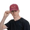 Pumpkin Spice Hat Funny Cotton Hats Adjustable Vintage Cowboy Baseball Cap for Men Women Red view 2