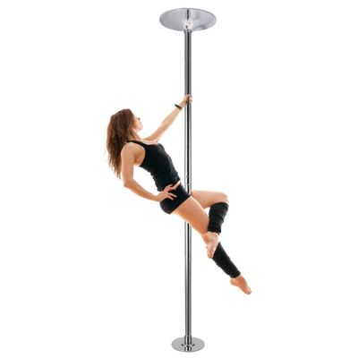 Portable Dance Pole Home Fitnes 12ft 11ft 10ft 9ft Dancing Pole Spinning & Static - Portable Fitness Exercise Professional Stripper Dance Pole Kit for Club Home Apartment Gym, Easy to Install(7.5FT-11