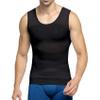 MUHRNULH Men's Compression Shapewear Vest Mens Abs Abdomen Slim Body Shapewear Workout Tank Top (Black,Large) view 1