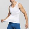 MUHRNULH Men's Compression Shapewear Vest Mens Abs Abdomen Slim Body Shapewear Workout Tank Top (Black,Large) view 2