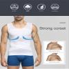 MUHRNULH Men's Compression Shapewear Vest Mens Abs Abdomen Slim Body Shapewear Workout Tank Top (Black,Large) view 3
