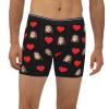 Custom Boxers with Funny Face Design - Men's Novelty Boxer Briefs for Valentine's Day, Birthday & Christmas Gifts - XL view 2