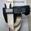 YunYunStrap Cotton Webbing 1 Inch - Lightweight Polyester-Cotton Strap Webbing for Cloth Tote Bags Pet Leash Straps DIY Crafts Accessories view 2