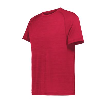 Holloway All-Pro Tee, Scarlet Heather, L