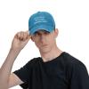 NineFit Basics Never Drink with Your Shooting Hand Hat Funny Cotton Hats Adjustable Vintage Cowboy Baseball Cap for Men Women Blue view 2