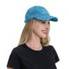 NineFit Basics Never Drink with Your Shooting Hand Hat Funny Cotton Hats Adjustable Vintage Cowboy Baseball Cap for Men Women Blue view 3