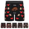 NineFit Basics Customized Gifts for Men Custom Boxers with Face on Them Personalized Boxers for Men Gifts Birthday Valentine's Day Unique Gifts-M-0037, Medium, Style-8 view 1