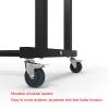 Scpantkend Home Gym Organizer Rack Basketball Rack, Ball Rack with Caster Wheels, 2 Tier Balls Organizer, Rolling Sport Ball Storage, Sports Ball Rack for Garage, Sport Equipment Organizer(Long 85cm) view 4