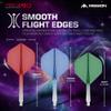 Mission Darts Force 90 | Integrated Precision Moulded Dart Flight and Shaft System, Pack of 3 Professional Highly Durable Combined Dart Flights and Stems | Standard No.2 (Green Gradient, Tweenie) view 4