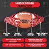 LYRX Professional Football Receiver Gloves with Optimal Silicone Palm Non-Slip Grip Control Ultra-Stick Sports Lightweight Glove and Precision Fit (F2 Spikes, Youth Large) view 4