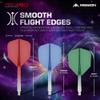 Mission Darts Force 90 | Integrated Precision Moulded Dart Flight and Shaft System, Pack of 3 Professional Durable Combined Dart Flights and Stems | Standard No.6 (Black Gradient, Short). view 4
