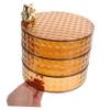 HOOTNEE Rotating Jewelry Organizer Cat Charm Handle Desktop Storage Case for Necklaces Bracelets and Earrings Stylish Multi Jewelry Holder for Home Decor view 3