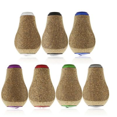 Cuoyuqie 1PCS Replacement New Parts Reel Handle Knob Soft Rubber Cork Wood Spinning Baitcasting for Abu Garcia Daiwa (Blue)