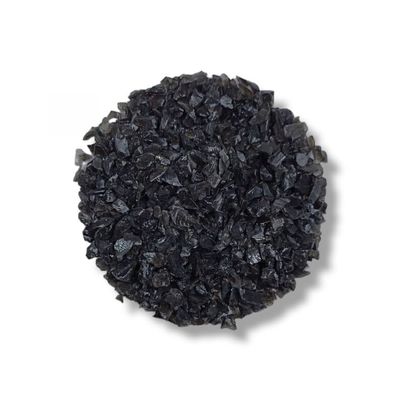 NORAIZGEMS AAA+ Crushed Black Obsidian Gemstone Dust Powder: Natural Obsidian Gemstone Powder Crushed Sand for Woodwork, Ring Inlay, Healing Stone Powder (200 Gram (7.05 OZ), 3 to 5 MM)