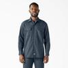 Dickies Long Sleeve Work Shirt, Airforce Blue, M view 2