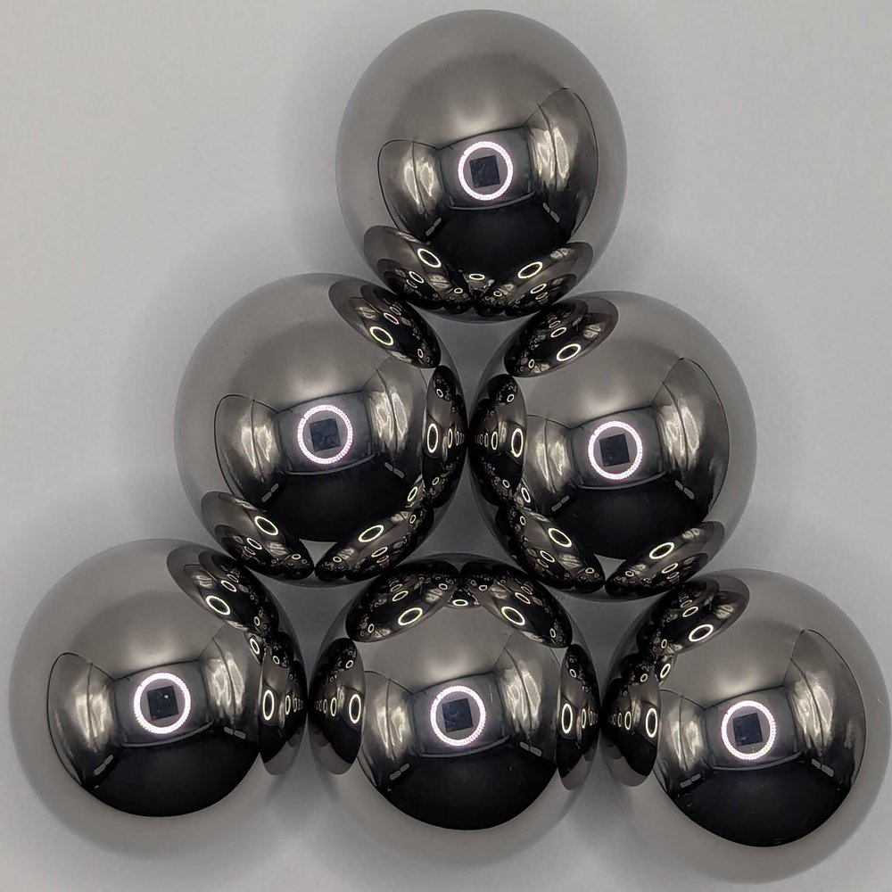 Ball Baron Ninja Ultra Shiny Pinballs, Made in The USA! (80 Pack)