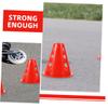 HONMEET 40pcs Windproof Training Cones for Skating Colored Agility Markers for Sports Practice and Reusable Road Markers for Activities view 2