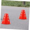 HONMEET 40pcs Windproof Training Cones for Skating Colored Agility Markers for Sports Practice and Reusable Road Markers for Activities view 3