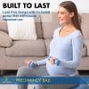 ProBody Pilates Pregnancy Ball - Yoga Ball for Pregnancy with Book, Prenatal, Labor & Postnatal Maternity Exercise (Aqua, 55 cm) view 3