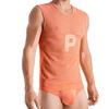 Rounderbum Mens Underwear | Transparent Tank Top | Slim Fit | Mens Clothes | Premium Quality | Comfortable and Lightweight | Red-Small view 1