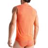 Rounderbum Mens Underwear | Transparent Tank Top | Slim Fit | Mens Clothes | Premium Quality | Comfortable and Lightweight | Red-Small view 2