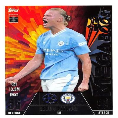 Generic Match Attax Extra 2023 2024 Erling Haaland Mega Boost Trading Card