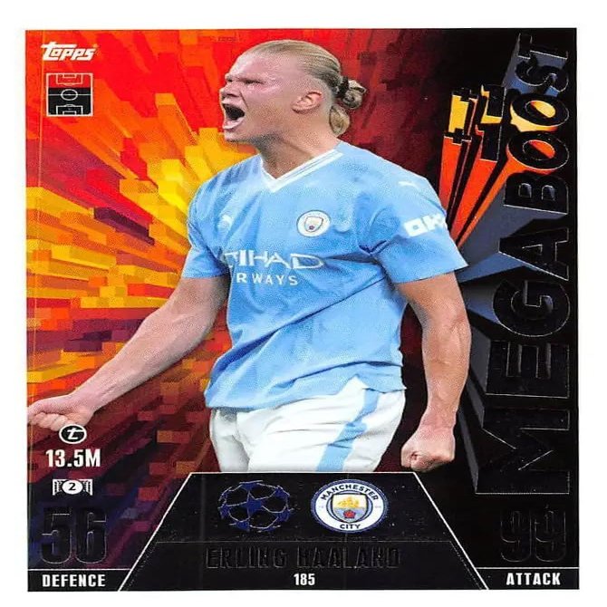 Generic Match Attax Extra 2023 2024 Erling Haaland Mega Boost Trading Card