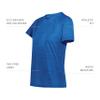 Holloway Youth All-Pro Tee, Royal Heather, S view 4
