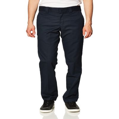 Dickies Slim Fit Tapered Leg Multi-Use Pocket Work Pants, Dark Navy, 34 32