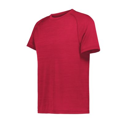 Holloway Youth All-Pro Tee, Scarlet Heather, L