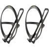 Carbylon Water Bottle Cage (2-Pack) by Delta Cycle, Ultra Lightweight 17 Grams, Carbon Fiber & Nylon Bike Bottle Holder view 1