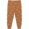 Modern Moments by Gerber Toddler Boys' Hacci Snug Fit 2-Piece Pajama Set, Light Medium Brown Cars, 5T view 2