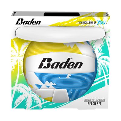 Baden Beach Combo Set | Outdoor Volleyball & Flying Disc | Durable and Fun for Beach & Backyard Games