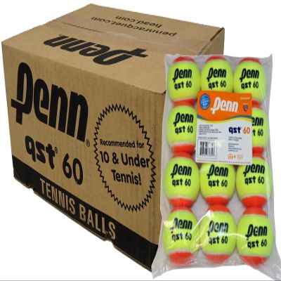 Penn QST 60 Orange Training Tennis Balls (Case - 72 Balls)