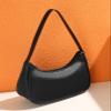 Afashor Shoulder Bags for Women Vegan Leather Hobo Sling Tote Handbag Retro Clutch Purse with Zipper Closure (Lychee-Brown) view 3