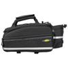 Topeak MTM Multi Mount TrunkBag EX, Water Resistant Cycle Trunk Bag with expandable pannier sides to fit KLICKfix/Racktime Snapit or MIK Adapter Pannier Racks, Black view 2