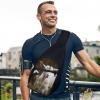 Sling Backpack for Women Men Crossbody Chest Bag Travel Cute Goat Daypack Shoulder Bag for Hiking view 3