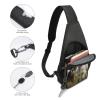 Sling Backpack for Women Men Crossbody Chest Bag Travel Cute Goat Daypack Shoulder Bag for Hiking view 4