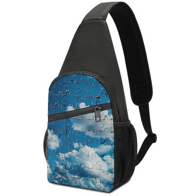 Sling Backpack for Women Men Crossbody Chest Bag Travel Unique Scenery Images Daypack Shoulder Bag for Hiking