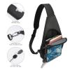 Sling Backpack for Women Men Crossbody Chest Bag Travel Unique Scenery Images Daypack Shoulder Bag for Hiking view 4