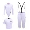 KXJPIZIYB Left Hand 3-Piece Fencing Suit 350N, Vest/Pants/Jacket Fencing Protective Uniform, for Foil/Epee/Sabre Fencing Gear(58#) view 1