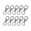 10pcs Stainless Steel Single Winding Ring Universal Figure-Eight Ring Big Thing Connector Bolt Dog Fishing Accessories (36.5mm(4#)-10Pcs) view 1