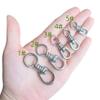 10pcs Stainless Steel Single Winding Ring Universal Figure-Eight Ring Big Thing Connector Bolt Dog Fishing Accessories (36.5mm(4#)-10Pcs) view 2