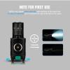 OLIGHT Baldr Pro R 1350 Lumens Flashlight and Walker's Razor Quad Electronic Muff Bundle with Green Beam Tactical Flashlight, Bluetooth Earmuffs, and Batteries view 3