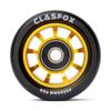 CLAS FOX 95A Speed/Derby Wheels Aluminum Roller Skate Wheels Indoor Roller Replacement Wheel (Set of 8)(Black PU Golden Core view 4