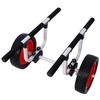 ZenithX Heavy Duty Kayak Cart,Width Adjustable Canoe Cart with 12inch Flatfree Beach Wheels Boat Dolly Cart Transport Carrier, Adjustable Width Kayak Trolley with Airless Kayak Wheels, YYUE-240610-22 view 1