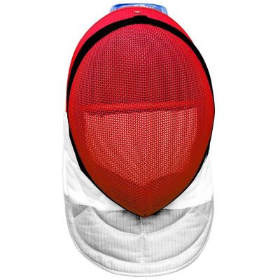 350N Fencing Helmet, Fencing Hat, Fencing Training Equipment for Fencing Training(Red(Fixed Lining),X-Large)